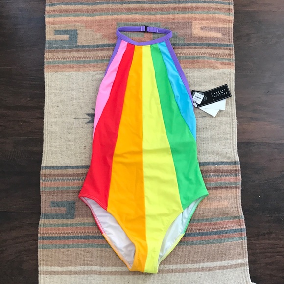Volcom Other - NWT Georgia May Jagger x Volcom One piece rainbow